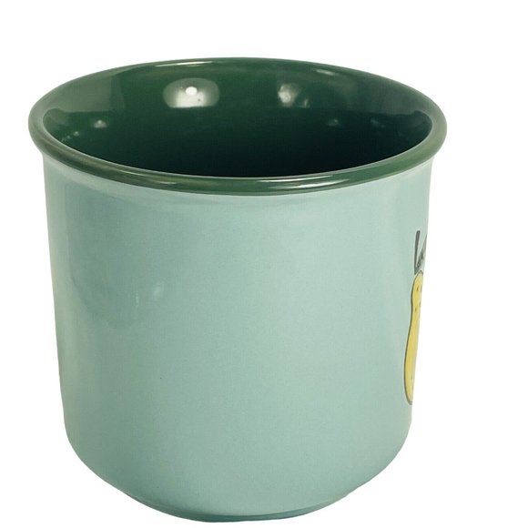 Yellow Sweet Lemon Boston Warehouse 16 Ounce coffee Mug Blue Coffee Cup cocoa - Picture 2 of 10